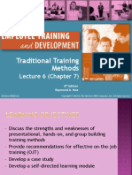 Lecture 6 - Traditional Training Methods