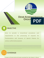 ENR Dministrative RDER No. 2016-21: DENR-LGU Partnership