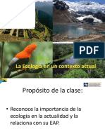 Primera Clase Ecología 2015-II