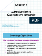 ch01 - Introduction To Quantitative Analysis