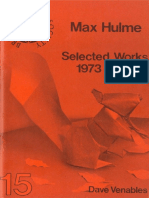 Max Hulme Selected Works 1973-1979