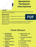 Manajemen Pemasaran Internasional