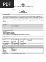 EE 320 (CS 320) - Computer Organization and Assembly - Jahangir Ikram