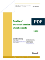 Quality Western Canadian Wheat Exports