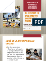 Inclusión a personas con discapacidad visual