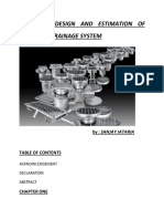 Design and Estimation of Roadside Drainage