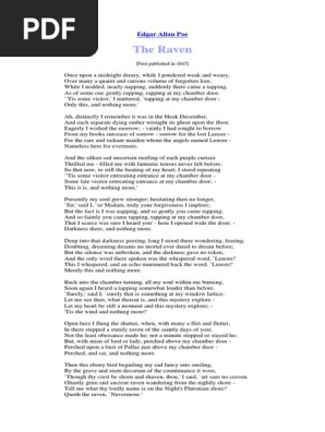 Get Edgar Allan Poe The Raven Pdf Gif