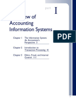 Part I Overview of Accounting Information Systems