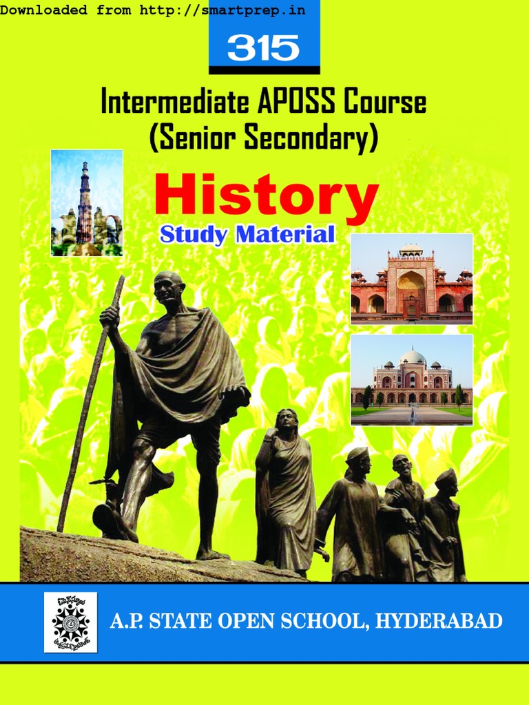 Andhra Pradesh AP Open School Intermediate History Study Material 