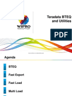 Teradata BTEQ and Utilities