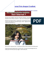 Belajar Mewarnai Foto Dengan Gradient Map