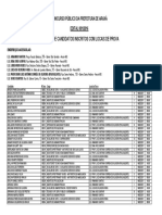 Relacao Candidatos Com Locais Prova Araxa Edital 001 - 2016