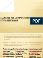 0 PPT Elemente Ale Comportamentului Consumatorului