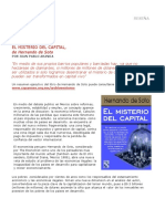 El Misterio Del Capital Hernando de Soto PDF