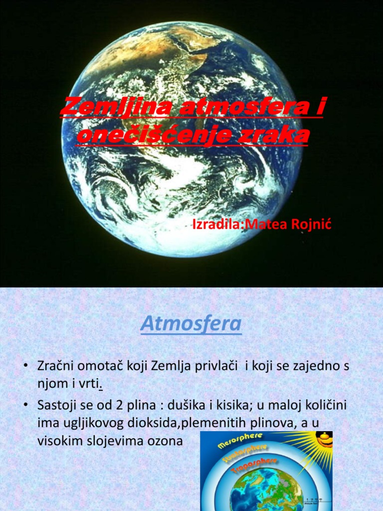 Zemljina Atmosfera I | PDF