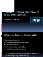 Clase 04 Elementos Teorico-Conceotuales de La Investigacion