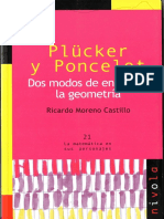 Ricardo Moreno Castillo - Plucker y Poncelet; NIVOLA 2008