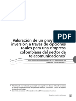 Opciones Reales Telecomunicaciones PDF