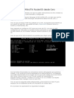 Cómo Instalar MikroTik RouterOS Desde Cero