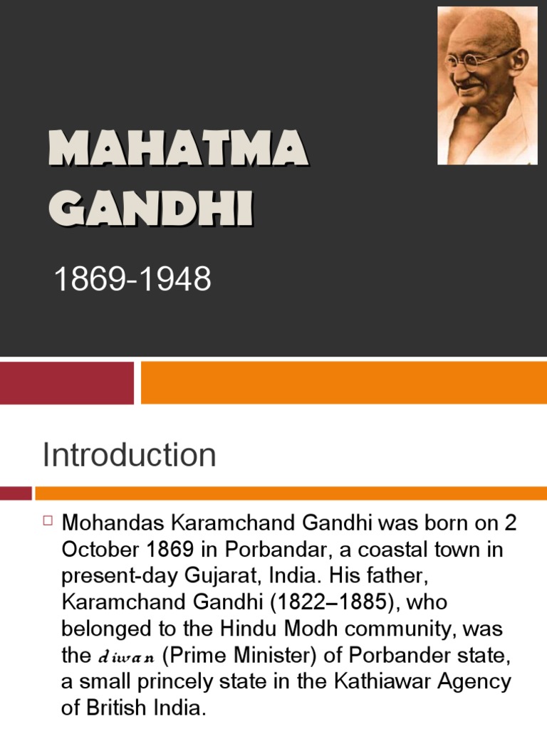 Mahatma Gandhi: Life and Legacy | PDF | Mahatma Gandhi | Social Movements