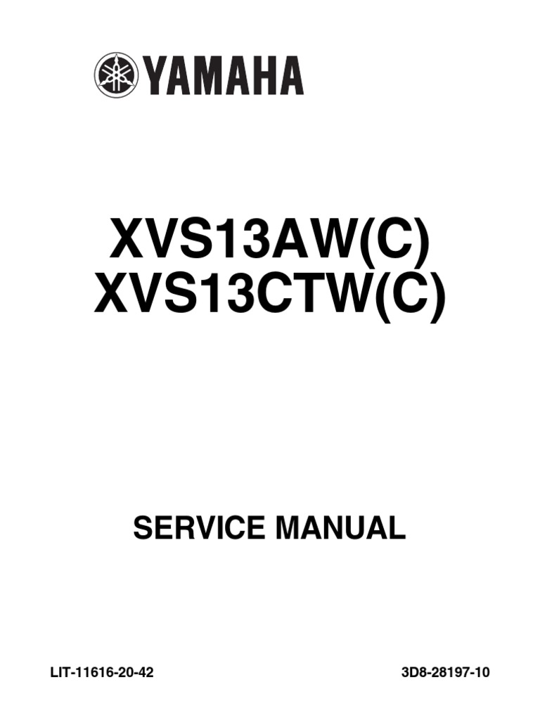 2007-421-Yamaha - VStar - 1300 Manual 2 PDF | PDF | Fuel Injection