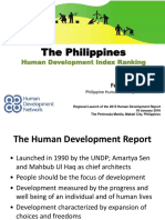 The Philippines: Human Development Index Ranking