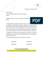 Carta para Solicitar Permiso Politicas Educativas