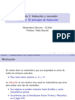 El Principio de Induccion PDF