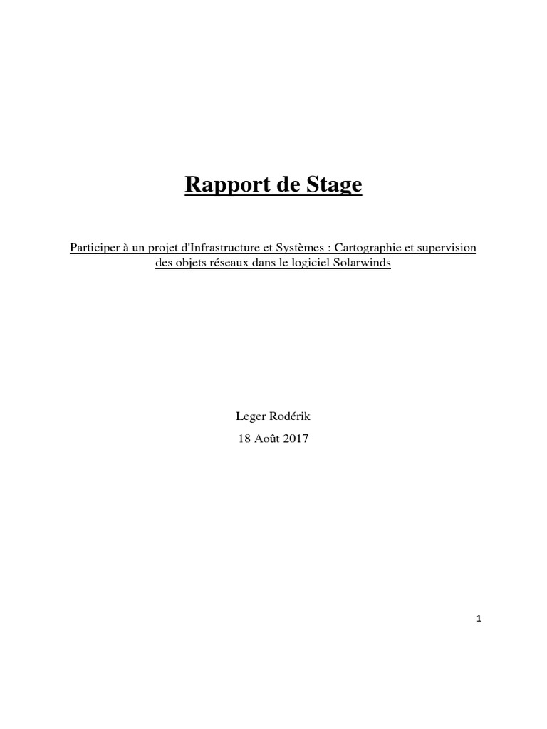 rapport de stage 2  Informatique  Logiciel