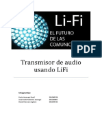 Transmisor de Audio Usando LiFi