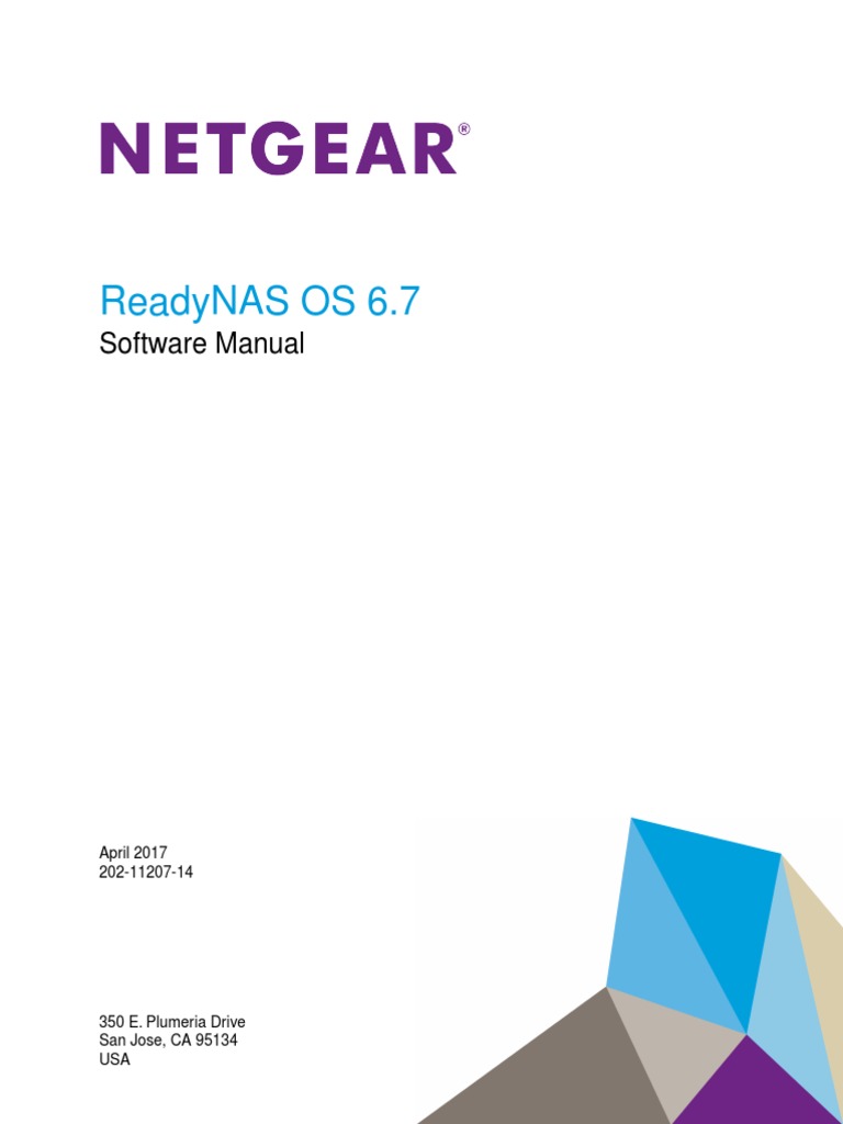 Netgear ReadyNAS OS 6.7 Software Manual | PDF | Backup | Hard Disk Drive
