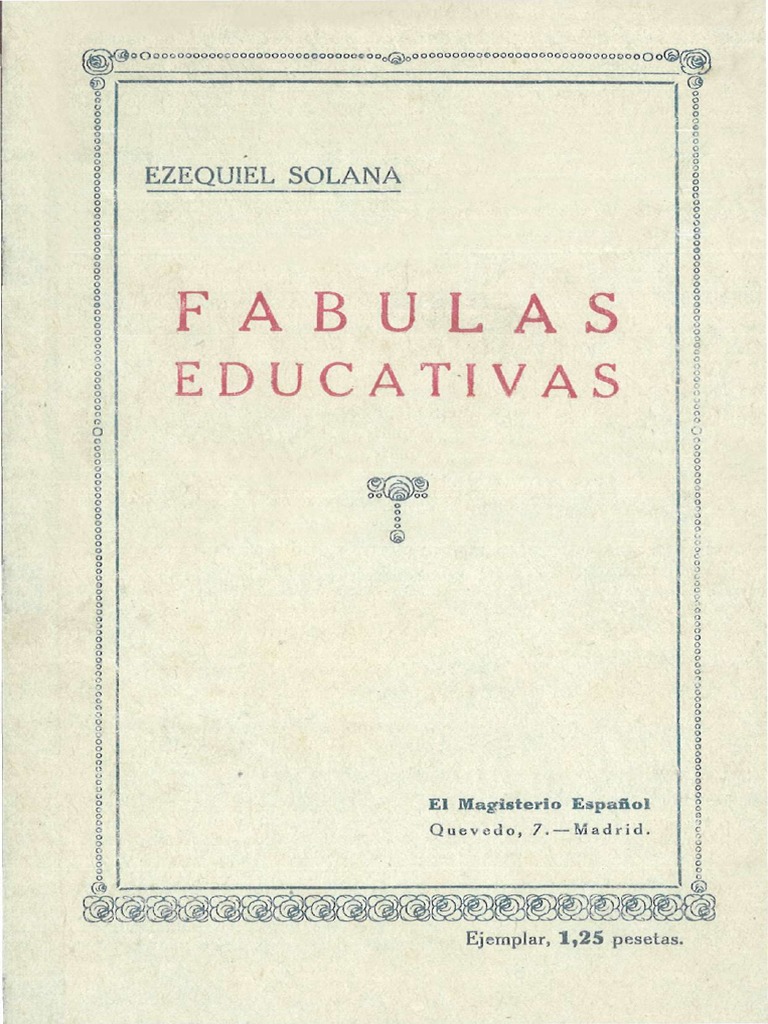 Fabulas Educativas PDF | PDF | Fábula | Vitis