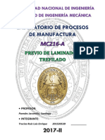 Previo-Laminado y Trefilado