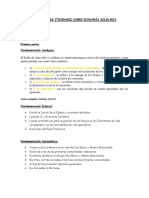 Propuesta de Itinerario Sobre Economía Solidaria