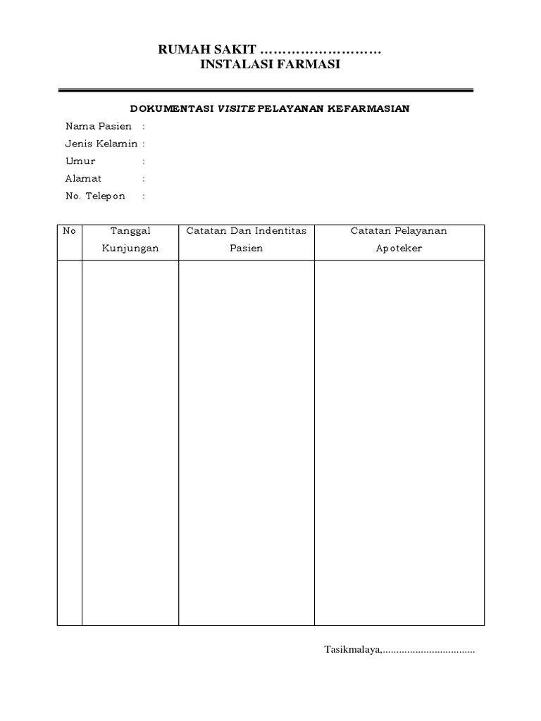 Form Visite | PDF