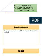 Ways To Overcome Dyscalculia Students Difficulties in Daily