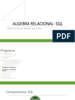Algebra Relacional-Sql: Carlos Gustavo Infante Sepulveda
