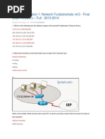 CCNA Exploration 1: Network Fundamentals v4.0 - Final Exam Answers - Full - 2013-2014