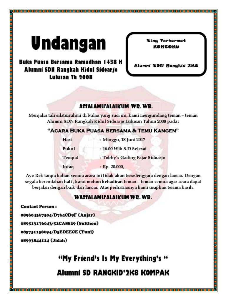 Undangan Bukber Sdpdf