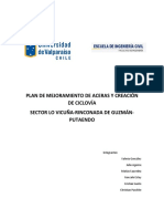 Plan de Mejoramiento de Aceras y Ciclovías