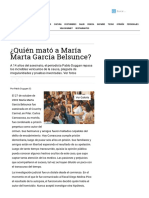 ¿Quién Mató A María Marta García Belsunce - Revista Noticias