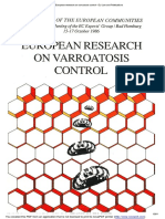 European Research On Varroatosis Control - EU Law and Publications