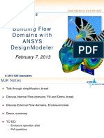 Flow Domains Ansys DM Caea 0