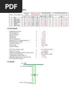 1.0 Input 1.1 Design Soil Parameters: Depth of Layer From Ground