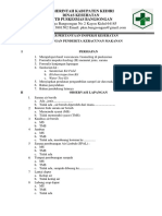 Daftar Pertanyaan Inspeksi Kesehatan Penyakit Keracunan Makanan