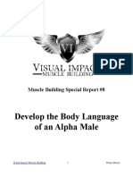 Develop The Body Language of An Alpha Male: Muscle Building Special Report #8