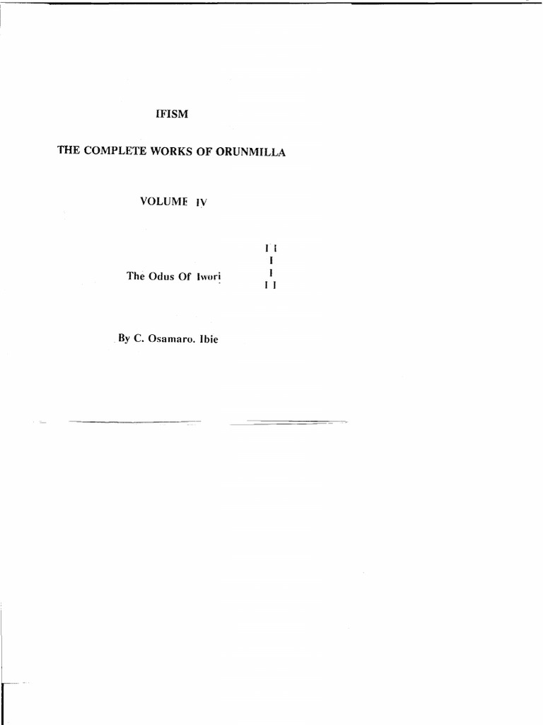 Oshe ogunda enciclopedia de ifa