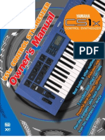 Yamaha Cs1x Owners Manual