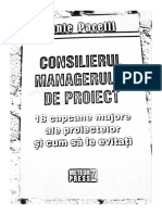 Consilierul Managerului de proiect/ Lonnie Pacelli