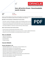 Certification Epractice Exam Downloadable Version With 12 Month License